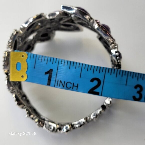 Purple Cuff Bracelet Purple Bangle - Picture 5 of 11